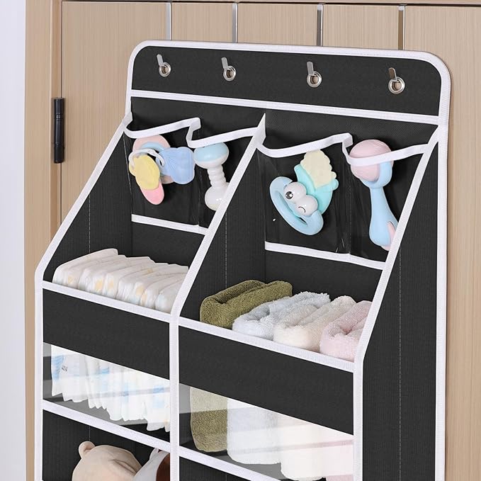 Univivi 6-Shelf Over Door Hanging Organizer Fabric Door Storage