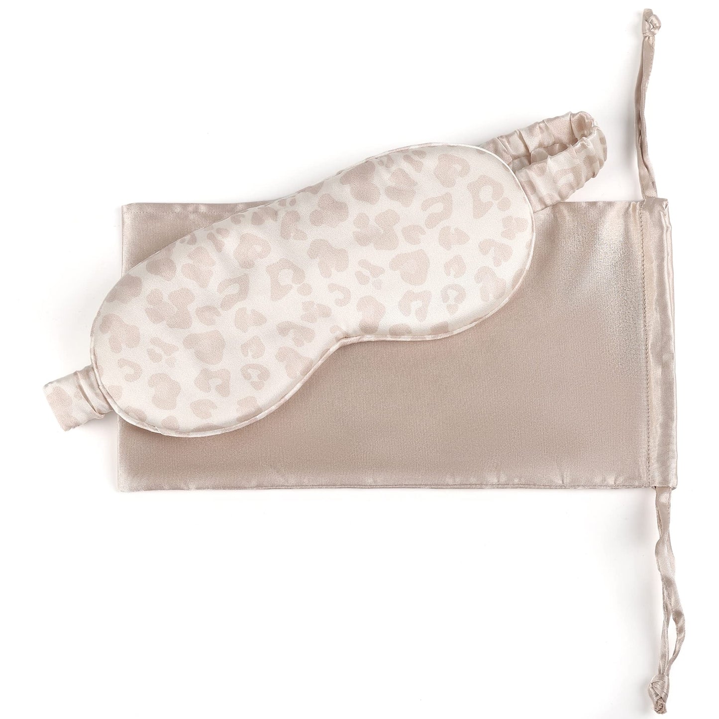 Silk Sleep Mask Light Blocking Luxury 100% Mulberry 19mm Silk Eye Mask Eye Cover Blindfold Ultra Soft Light & Comfy Anti Aging Skin Care with Travel Bag Gift Package