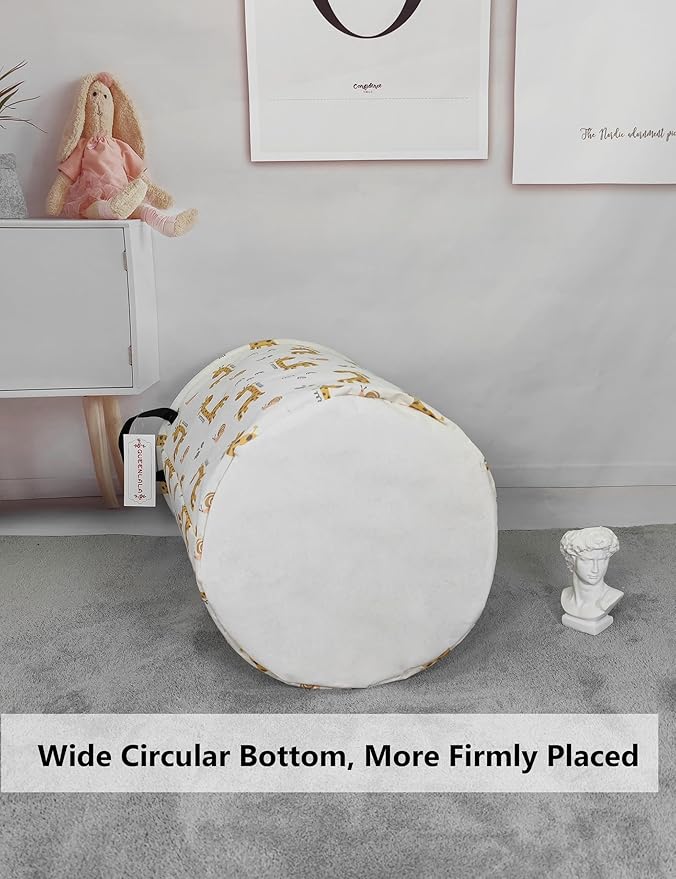 QUEENLALA Large Storage Basket, Laundry Hamper/Bathroom/Home Decor/Collapsible