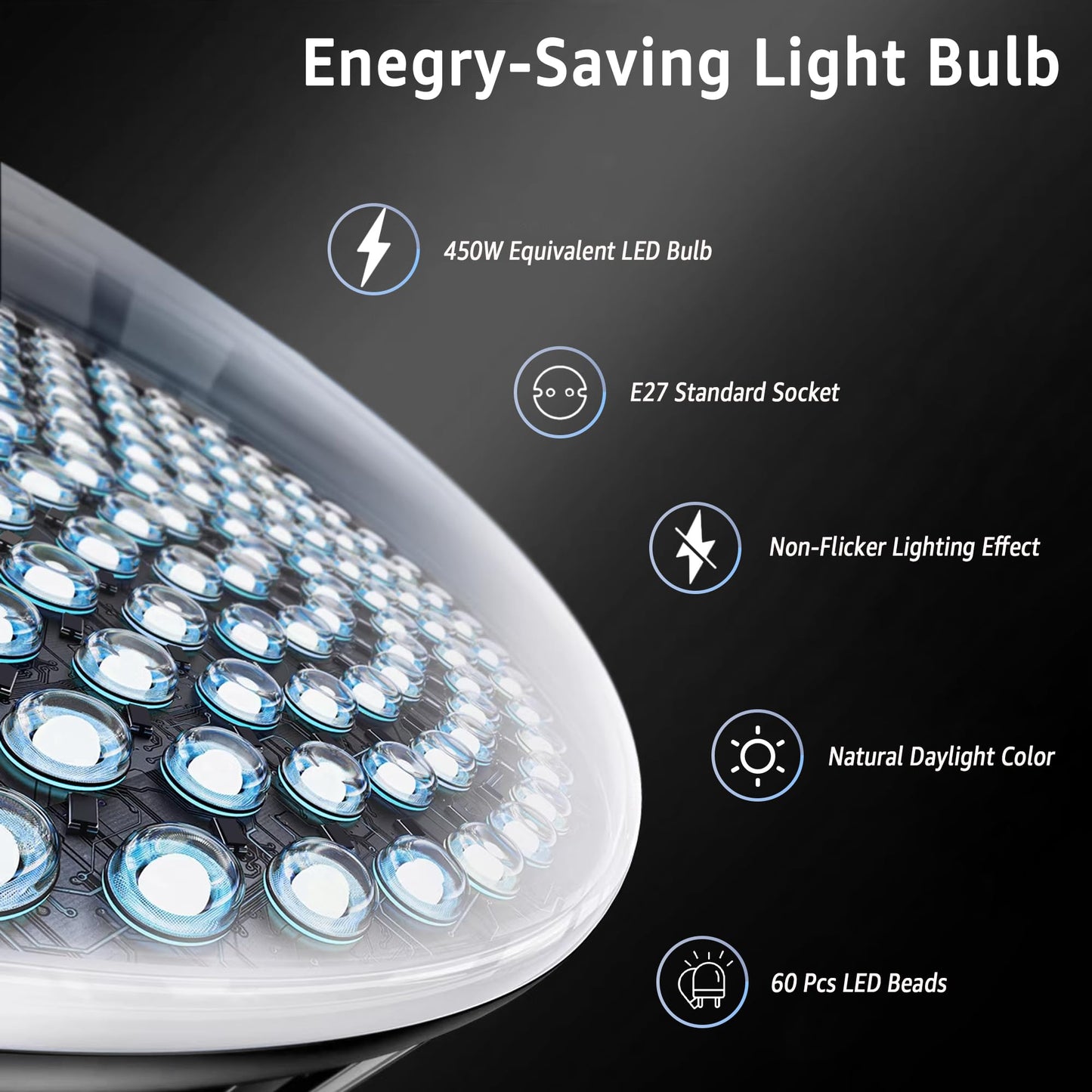 Softbox Lighting Kit, NiceVeedi 16'' x 16'' Softbox Photography Lighting Kit with 63” Tripod Stand & 5400K 450W Equivalent LED Bulb, Continuous Lighting for Photography/Video Record/Live Streaming