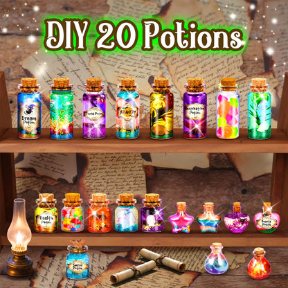 Subtail Potion Making Kit Children - Craft Kits for Kids - Christmas Gifts for 6 7 8 9 10 Year Olds Girls - Potions Kits for Kids Girls Toys Age 6 7 8 9 10 - Best Halloween Gifts Magic Kid Craft Kit