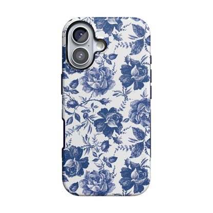 Casely iPhone 17 Case | Blue Stripes | Sunday Best | Compatible with MagSafe | Bold Protective Design
