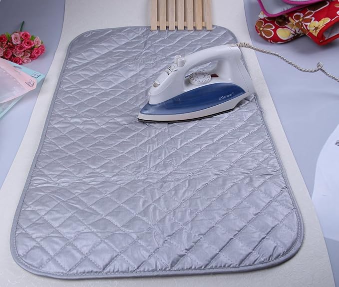 Magnetic Ironing Pad Mat, Portable Travel Ironing Board Replacement Blanket