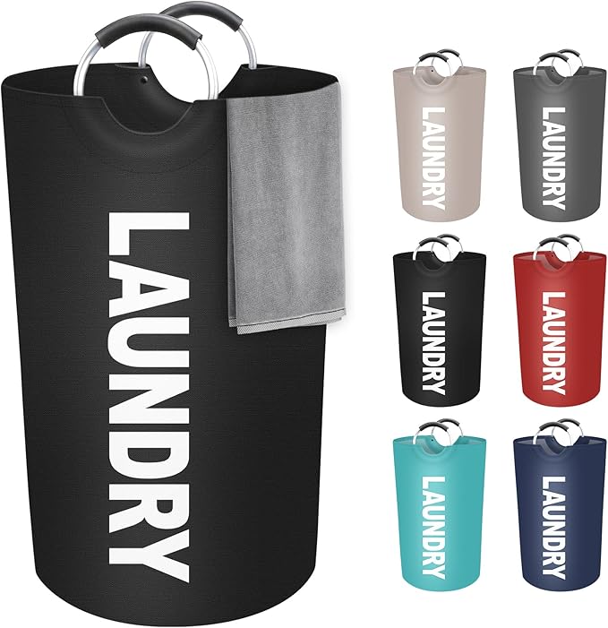 StorageRight 90L Large Laundry Basket, Laundry Hamper, Dirty Clothes Hamper