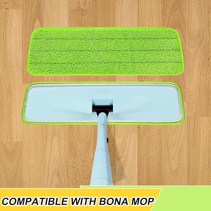 16.5 inch Reusable Mop Pads Microfiber Spray Mop Replacement Heads