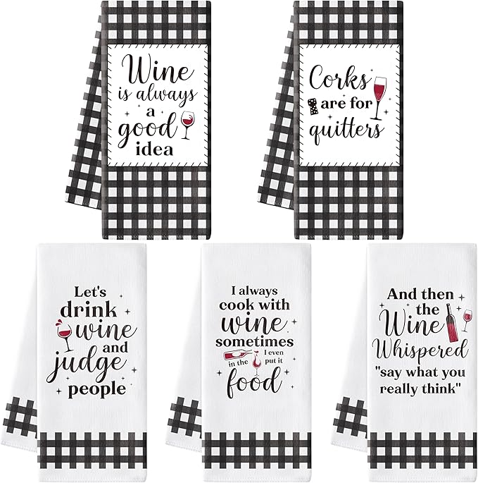 R HORSE Funny Kitchen Dish Towels