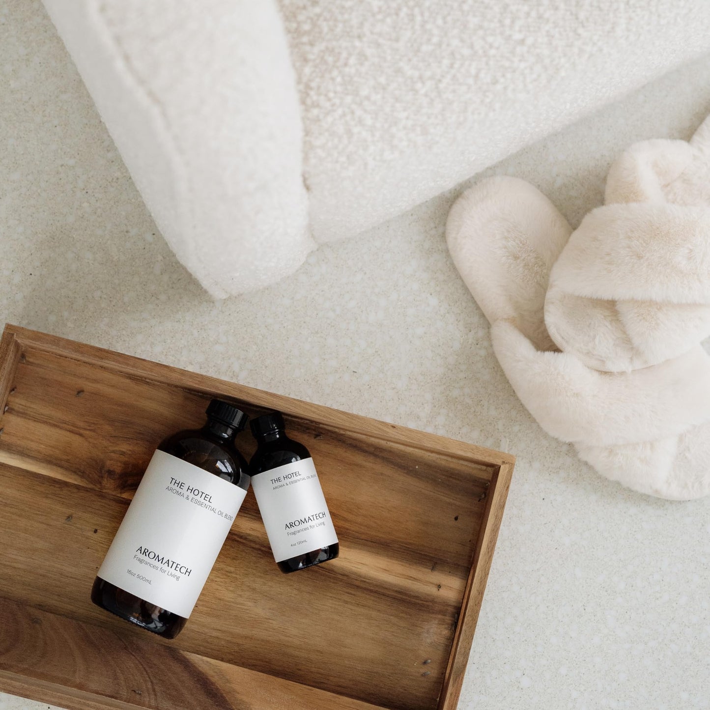 AromaTech The Hotel Aroma Essential Oil Blend: Luxury Hotel Inspired Aromatherapy with Lemon, Lavender, Peach & Pine for Ultrasonic Diffusers & Nebulizers - 0.3 fl oz, 10 mL