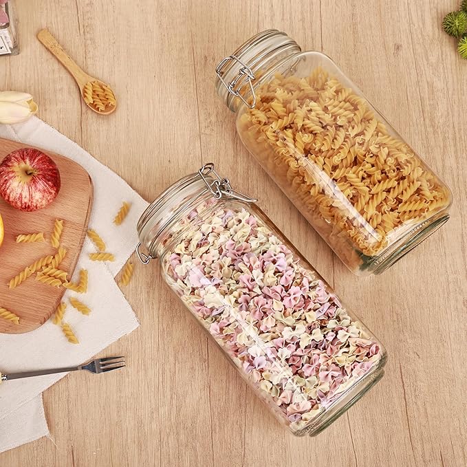 Liuruiyu 78oz Glass Food Storage Jars