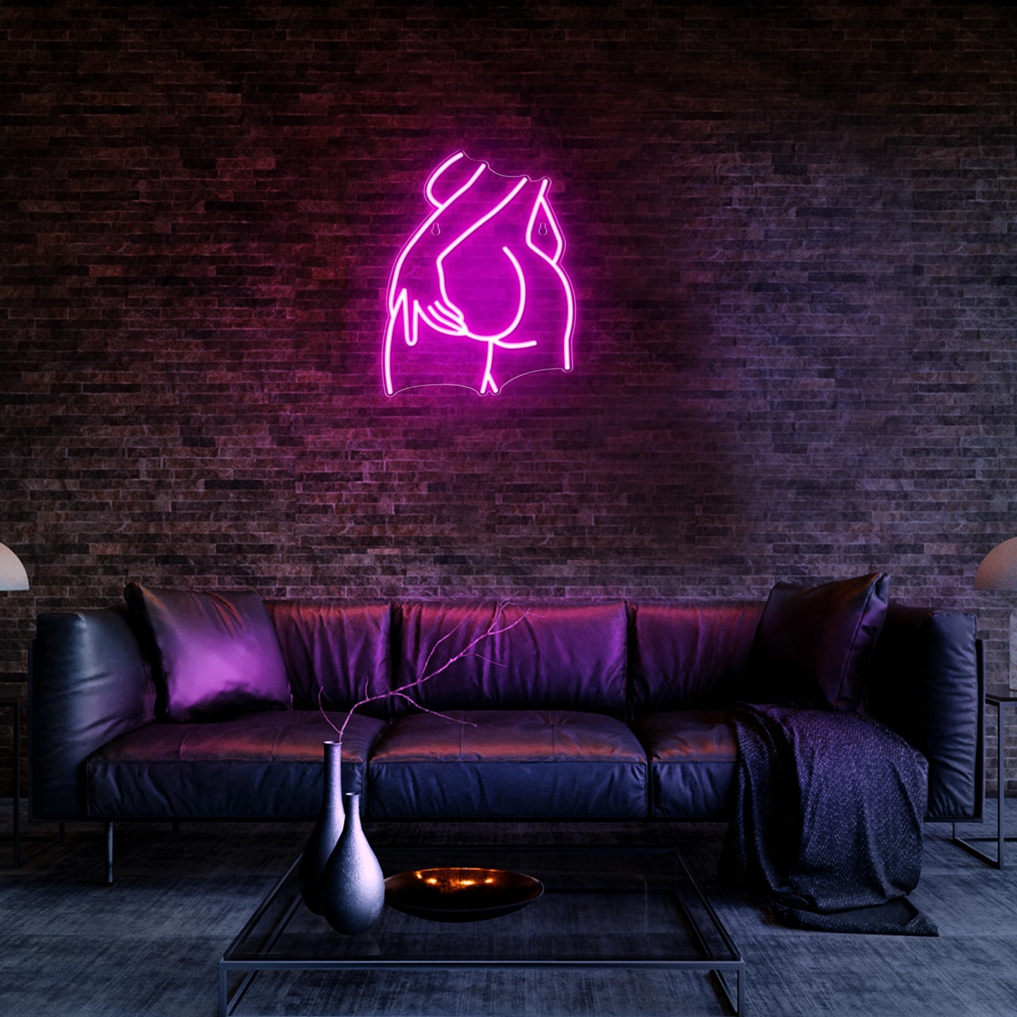 Kavaas Lady Neon Sign 15.7" x 12.6" - Pink LED Lady Back Neon Signs for Wall Decor | Neon Light Sign for Bedroom, Party, Bar, Man Cave (Style - LB4)