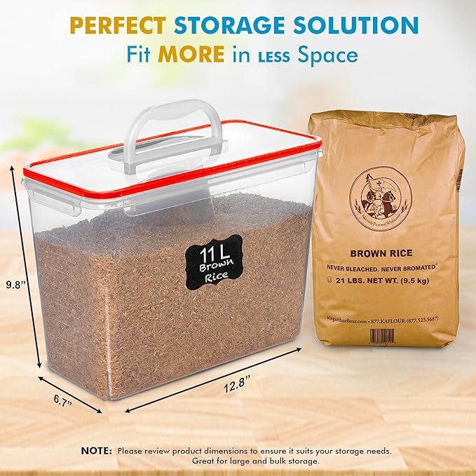 Shazo 2 PC Flour Sugar Storage Containers