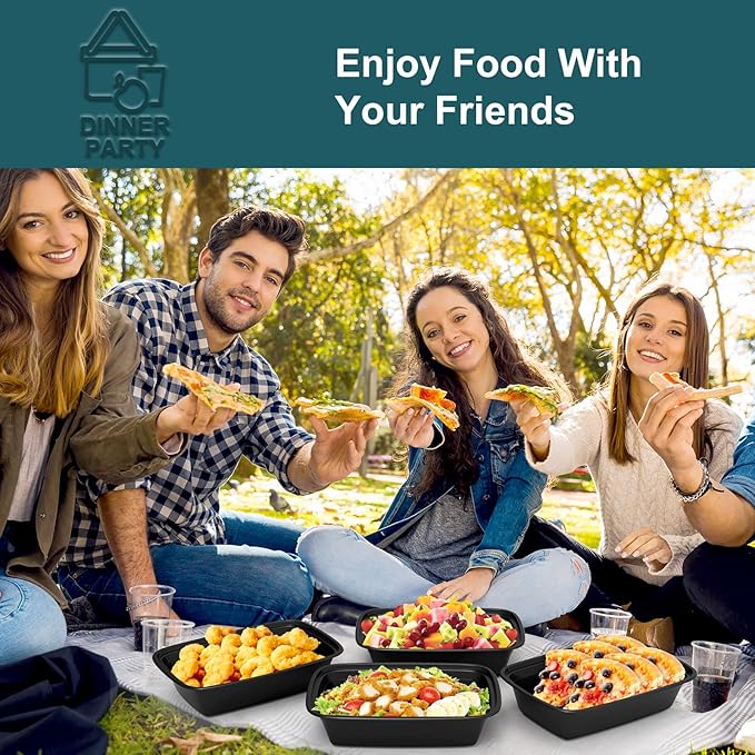 WGCC Meal Prep Containers, Reusable Food Prep Containers, To Go Containers