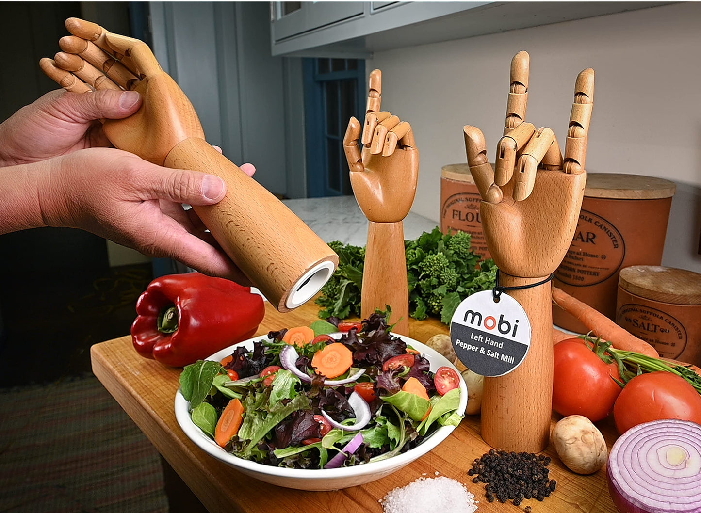 MOBI Handy Salt 'N Pepper Mill Left Hand Mill …