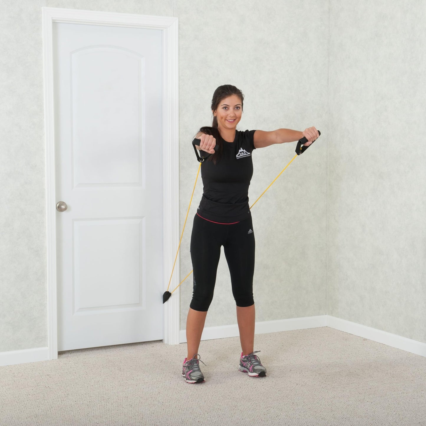 Black Mountain Products Single Resistance Band - Door Anchor and Starter Guide Included