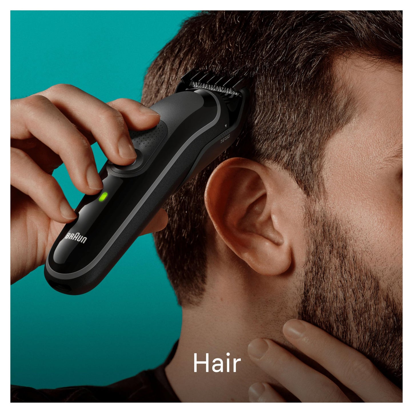 Braun 6-in1 All-in-One Style Kit Series 3, Male Grooming Kit with Beard Trimmer, Hair Clippers & Precision Trimmer, with Lifetime Sharp Blades, Gifts for Men, UK 2 Pin Plug, MGK3420, Black