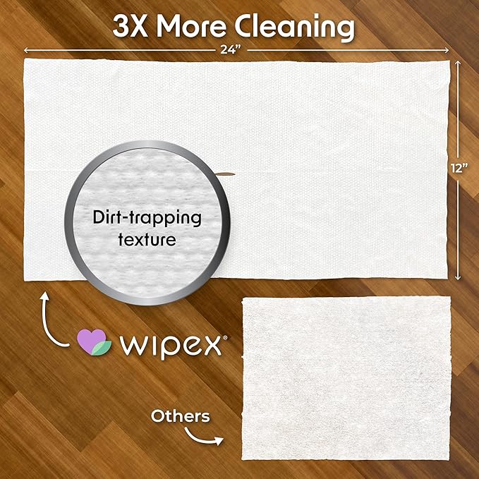 Wipex Plant Based XL Wet Floor Wipes