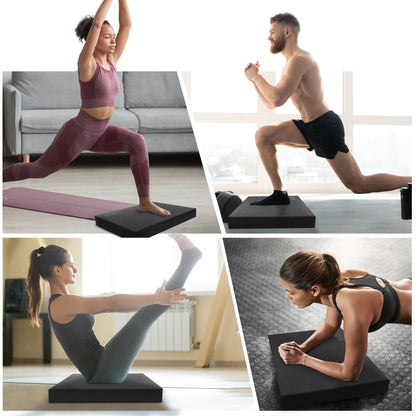 OiZenhio Professional Foam Balance Pad 15.8 x 13.2 x 2 inch, Large Balance Pads for Physical Therapy, Foam Balance Board for Rehabilitation Stability Workout Knee and Ankle Exercise Strength Training