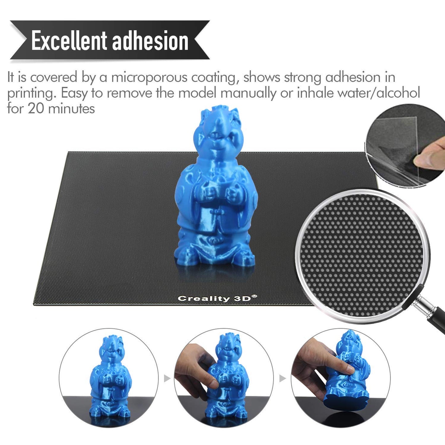 Creality Ender 3 V2 Glass Bed 3D Printer Platforms 235x235mm Upgraded Tempered Build Plate for Ender 3 V2/Neo,Ender 3 Pro,Ender 3/Neo,Ender 3 S1,Ender 3 S1 Pro,Ender 5&Pro,CR-20 Pro,CP-01