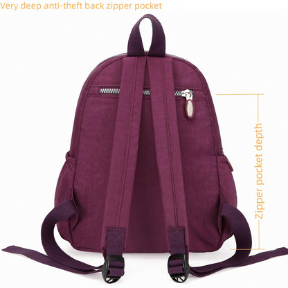 AOTIAN Nylon Lightweight Sturdy Little Casual Backpack 7 L Purple