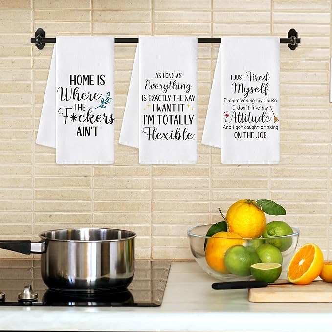 GROBRO7 Funny Sayings Hand Towel