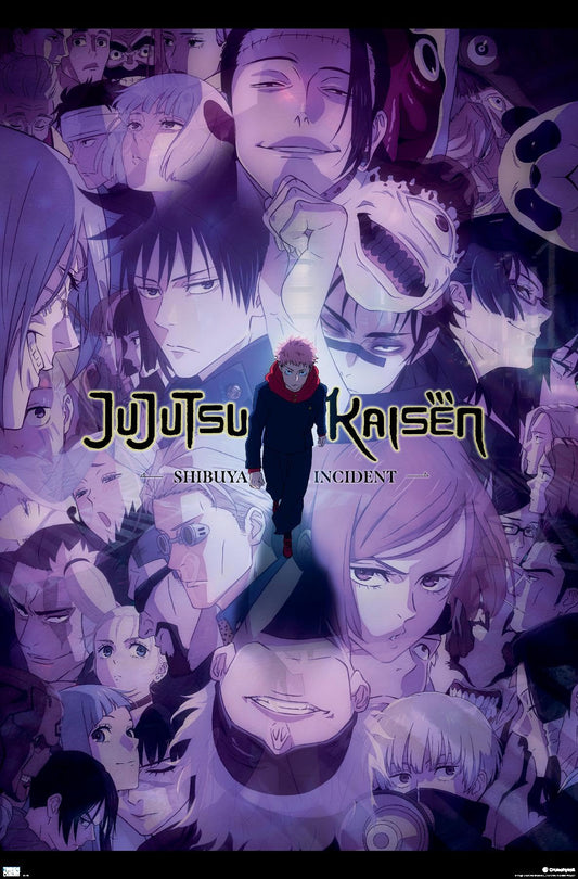 Jujutsu Kaisen: Season 2 - Shibuya Incident Key Art Wall Poster, 34L" x 22.4W", Unframed Version