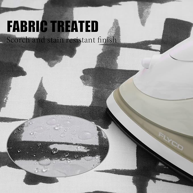BNDX Ironing Board Cover, Stain Resistant & Durable Scorch, 2 Click Buckles