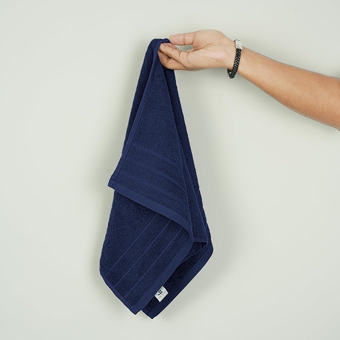 Tens Towels Pack of 6 Hand Towels, 100% Cotton, Lighter Weight, Quick to Dry