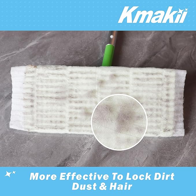KMAKII Dry Sweeping Cloths Dry Mop Refills