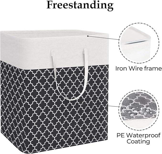 StorageRight Laundry Basket Hamper Large Collapsible Laundry Hamper