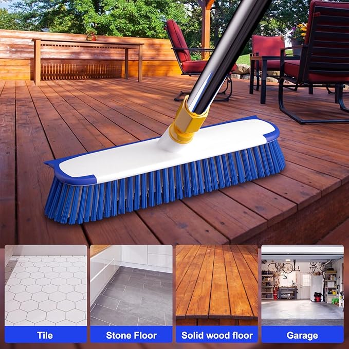 ITTAR 12" Wide Floor Scrub Brush