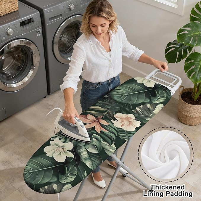 Ironing Board Cover 15"x54" Standard Size Replacement Thick Iron Board Covers