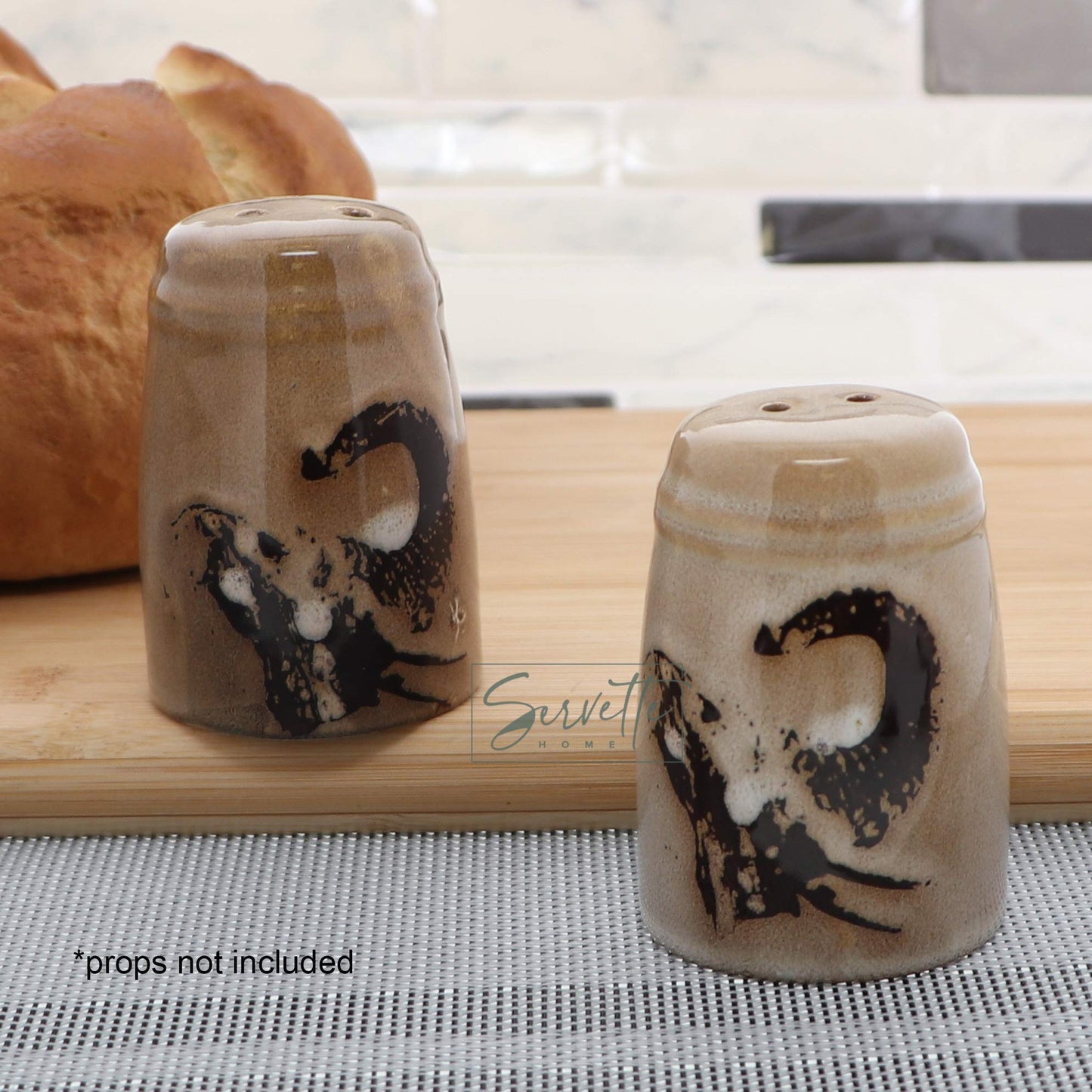 Animal Salt & Pepper Shaker Sets for Men Kitchen Home Décor - Elephant
