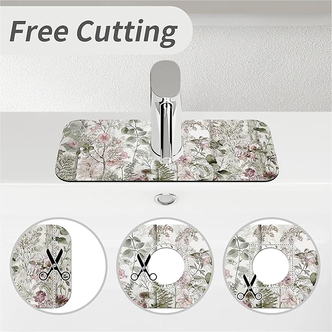 Kitchen Sink Splash Guard，Elegant-forest