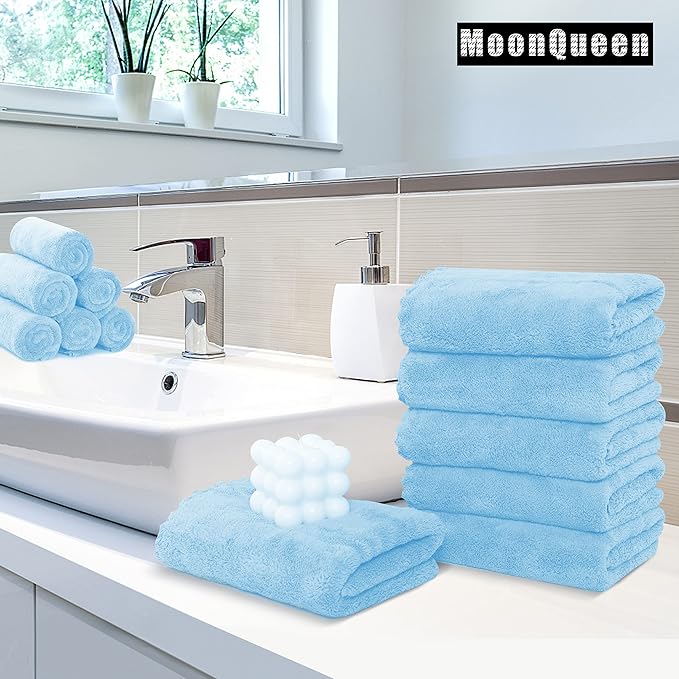 MOONQUEEN 6 Pack Premium Hand Towels
