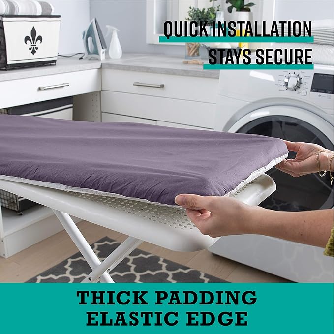 Simplify Ironing Board Cover and Pad | Silicone Coated | Scorch Resistant |