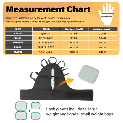 Noah Baby Weighted Gloves for Tremors, Wrist Weights for Hand Tremors and Parkinsons Patients, Steady Hand Adjustable Weighted Gloves