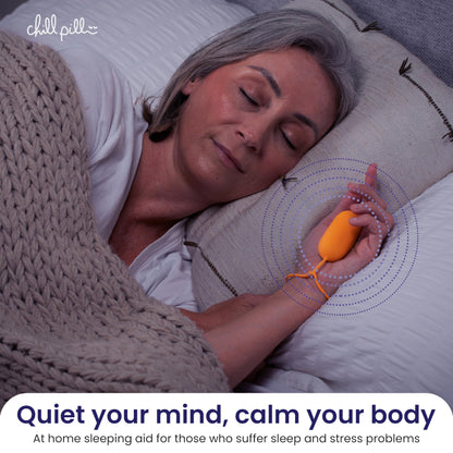 The Chill Pill Sleep Aid Device, Compact Sleep Device for Stress Relief, Panic Attacks and Agitation, Chill Pill Device for Improved Sleep, Mood and Focus - The Original Chill Pill by Mend Your Mental