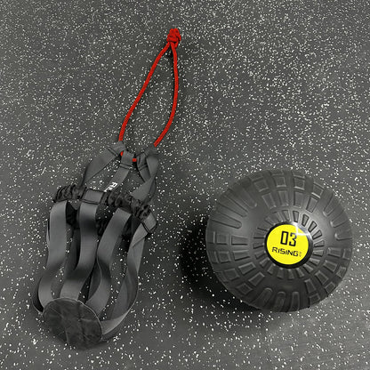 RISINGFIT Medicine Ball Bag, Medicine Ball Rope, Rotation, Swinging, and Logging, Red Kettlebell Swinging, Russian Rotation, Counter Rotation Swinging, and Hammer Swinging (Excluding Medicine Balls)