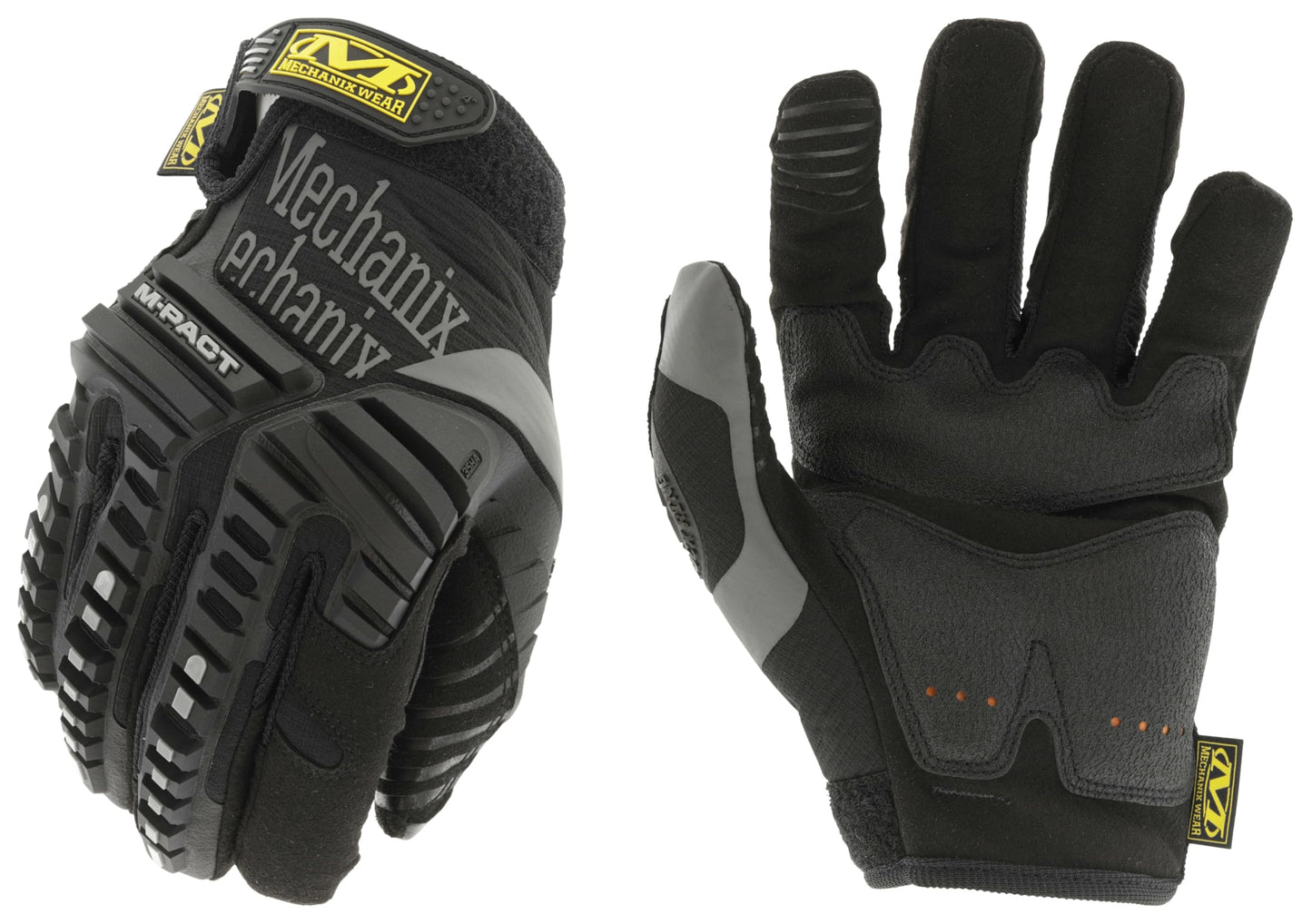 Mechanix Wear - M-Pact Gloves (X-Large, Black/Grey) MPT-58-011