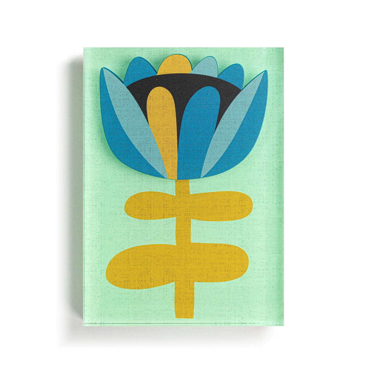 DEMDACO Hanging Tile Wall Art Everyday Home Décor, 5 x 7 Inch Acrylic, Bloom Together