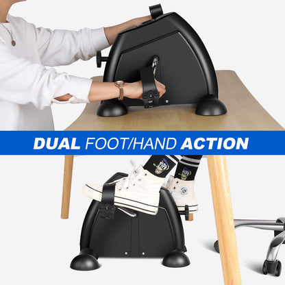 Pedal Exerciser Mini Exercise Bike for Leg and Arm Low Impact Exercise
