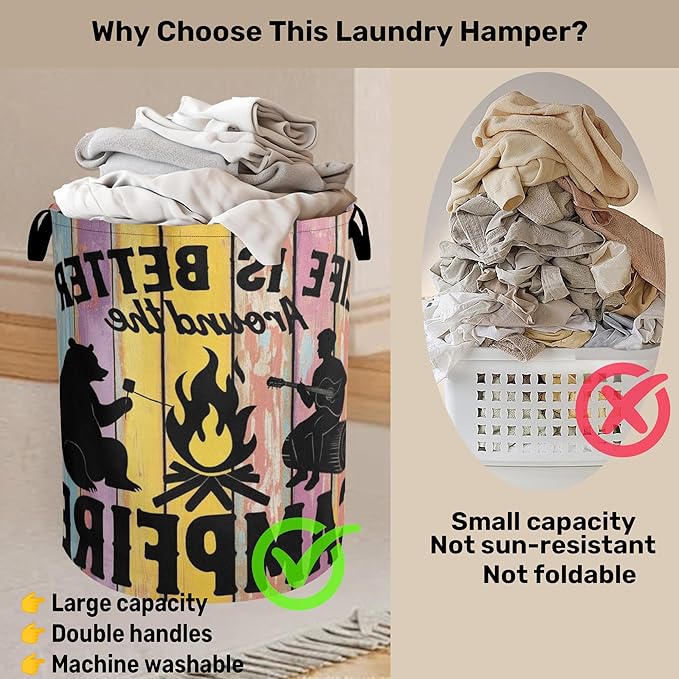 Camping Foldable Laundry Hamper