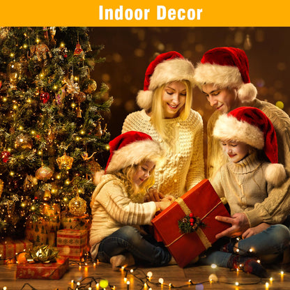 Nisocy 200 LED Christmas Connectable String Lights Outdoor Waterproof – Warm White Fairy Lights with Plug, Tree Lights for Patio, Garden, Bedroom, Wedding, Party, Decor (66FT)