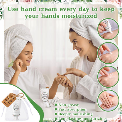 Dansib 24 Sets Employee Appreciation Gifts Hand Mini Lotion Bulk Travel Size Hand Cream Inspirational Thank You Gifts for Employee Staff Teachers Coworkers Team Nurse(Elegant)