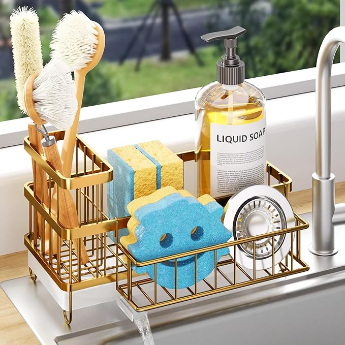 Consuemst Sponge Holder for Kitchen Sink