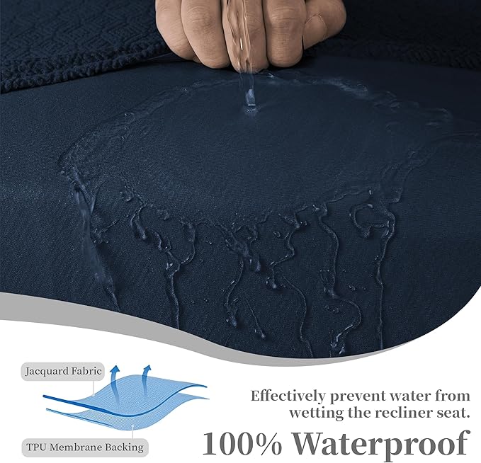 100% Waterproof Sectional Recliner Couch Covers