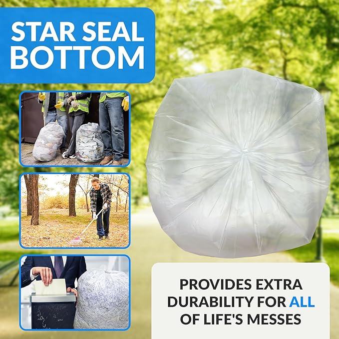 Reli. 95 Trash Bags Heavy Duty | 68 Trash Bags | Super Sizeable