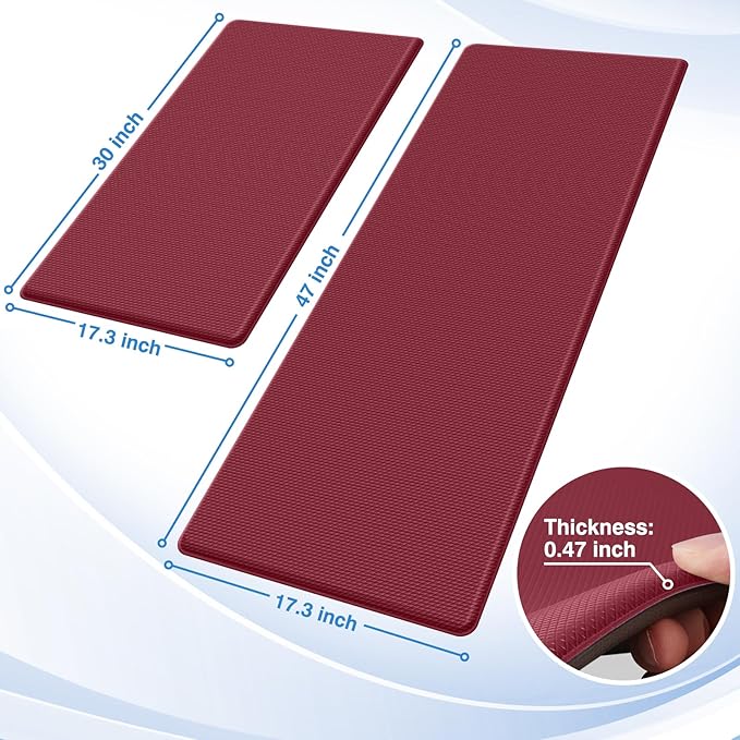StepRite Kitchen Mats, Cushioned Anti Fatigue Kitchen Mats