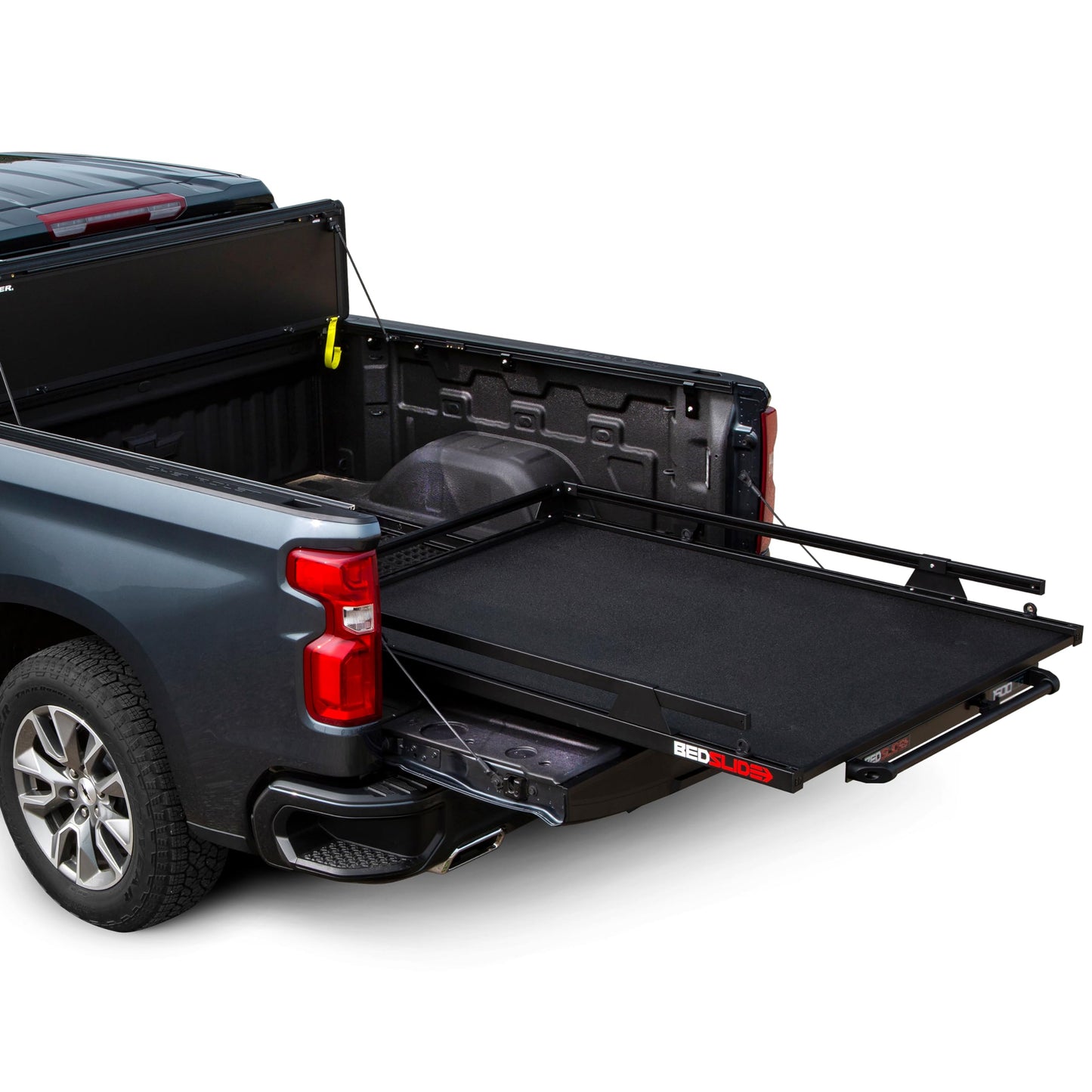 Bedslide 2000 Heavy-Duty Sliding Truck Bed Organizer, 78 x 48-Inch, Capacity 2000 lbs., Truck Bed Storage Tray, Black