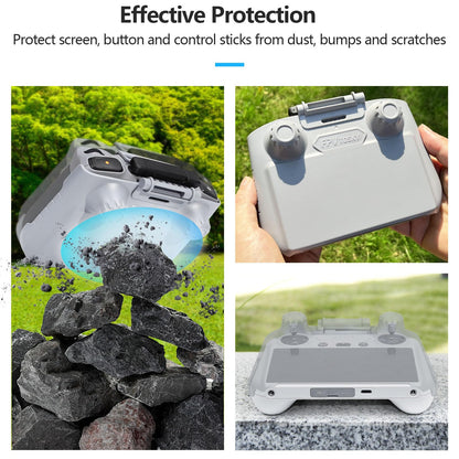 FPVtosky Mini 5/4 Pro RC 2 Sun Hood | Joystick Guard | Screen Protector - 3-in-1 RC-2 Remote Control Mount for DJI Mini5 / 4 Pro/Air 3, DJI Mini 5 Accessories, Drone Accessories
