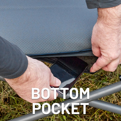 TIMBER RIDGE XXL Upgraded Oversized Directors Chairs with Foldable Side Table, Detachable Side Pocket, Heavy Duty Folding Camping Chair up to 600 Lbs Weight Capacity (Blue) Ideal Gift